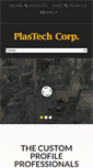 Mobile Screenshot of plastechcorp.com